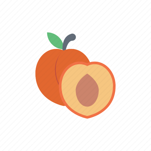 Juicy, apricot, peach, fruit, eat icon - Download on Iconfinder