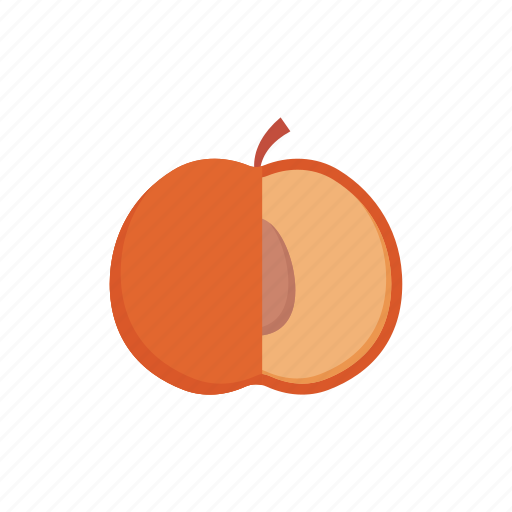 Food, apricot, peach, fruit, juicy icon - Download on Iconfinder
