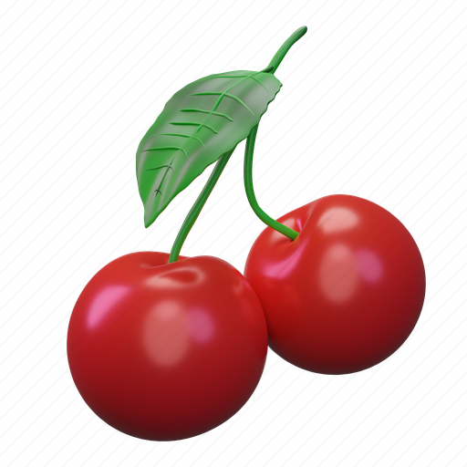 Cherry, fruit 3D illustration - Download on Iconfinder