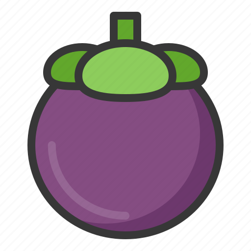 Food, fruit, healthy, mangosteen, vitamin icon - Download on Iconfinder
