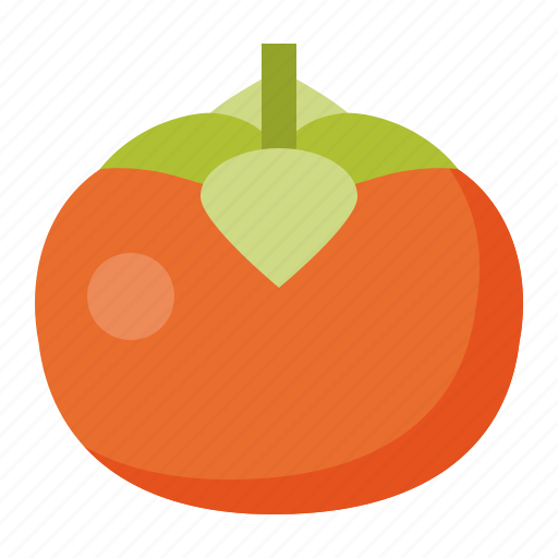 Food, fruit, healthty, persimmon, vitamin icon - Download on Iconfinder