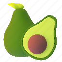 avocado, fruit, health, food 