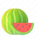 watermelon, fruit, health, food 