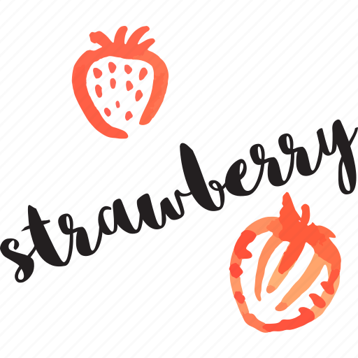 Fruit, food, restaurant, drink, organic, fresh, strawberry sticker - Download on Iconfinder
