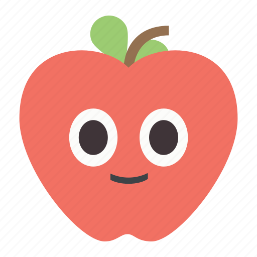 Apple, fruits, happy, school icon - Download on Iconfinder