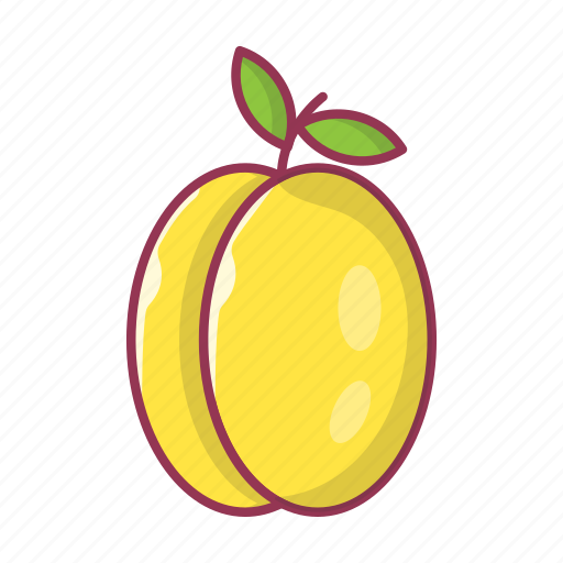 Juicy, food, fruit, apricot, peach icon - Download on Iconfinder