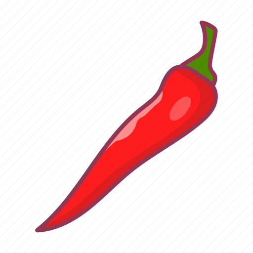 Red, vegetable, food, pepper, spice icon - Download on Iconfinder