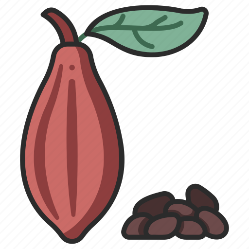 Food, cocoa, seed, chocolate, cacao, organic, bean icon - Download on Iconfinder