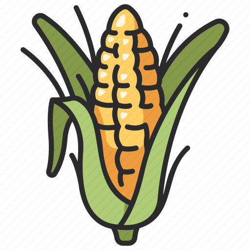 Corn, grain, maize, food, vegetable, agriculture icon - Download on Iconfinder