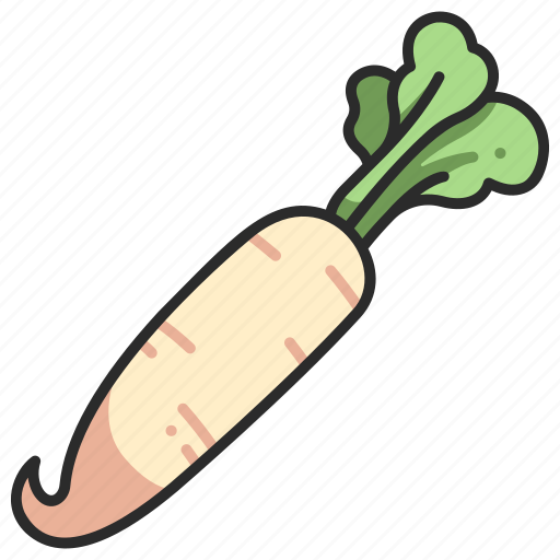 Radish, plant, healthy, organic, vegetable, fresh, vegetarian icon - Download on Iconfinder