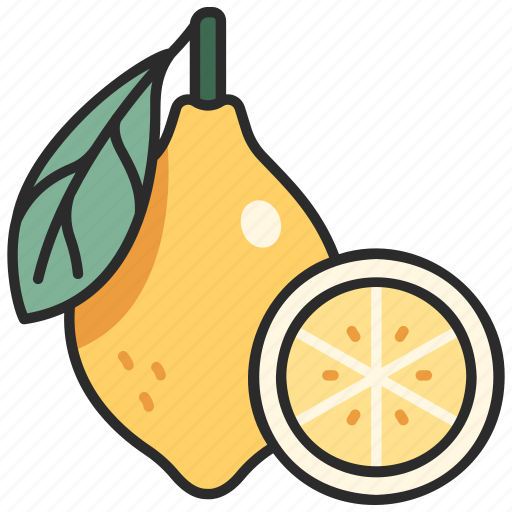 Healthy, slice, lemon, fresh, fruit, juicy icon - Download on Iconfinder