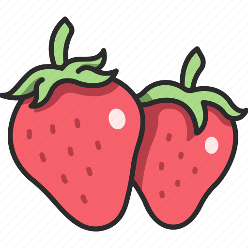 Fruit, organic, juicy, strawberry, berry icon - Download on Iconfinder