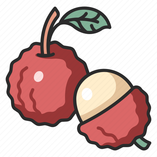 Vegan, sweet, organic, lychee, litchi, fruit, juicy icon - Download on Iconfinder