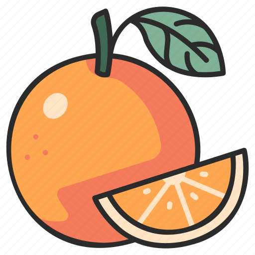 Vegan, organic, orange, fruit, juicy, citrus icon - Download on Iconfinder