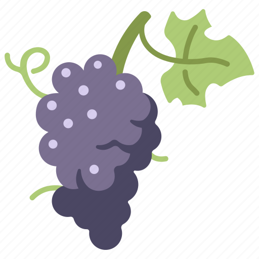 Healthy, fresh, grape, bunch, fruit, food icon - Download on Iconfinder