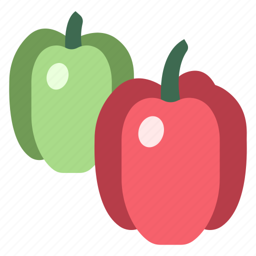 Healthy, green, pepper, food, vegetable, paprika, red icon - Download on Iconfinder