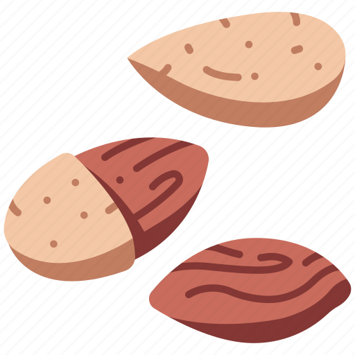 Almond, kernel, nut, healthy, snack, food, seed icon - Download on Iconfinder
