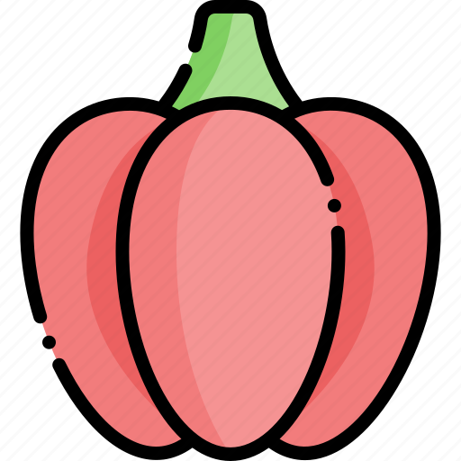 Pepper, paprika, vegetable, healthy food, food icon - Download on Iconfinder