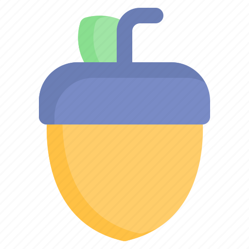 Acorn, fruit, fresh, vegetarian, nutrition icon - Download on Iconfinder