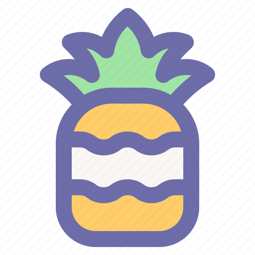 Pineapple, fruit, fresh, vegetarian, nutrition icon - Download on Iconfinder
