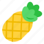 pineapple, fruit, healthy, vegetable, fresh 