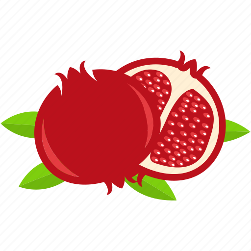 Fruit, garnet fruit, pomegranate, tropical icon - Download on Iconfinder