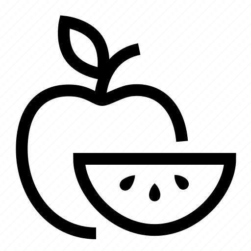Apple, food, fruit, slice icon - Download on Iconfinder