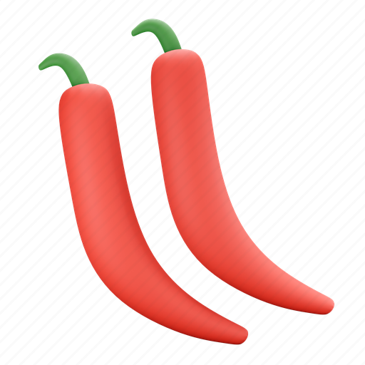 Chili, pepper 3D illustration - Download on Iconfinder