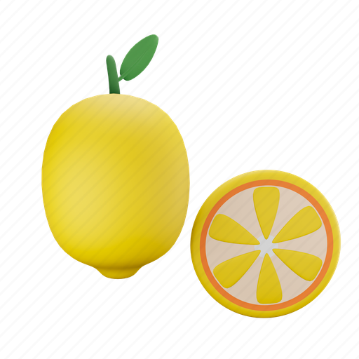 Lemon 3D illustration - Download on Iconfinder on Iconfinder