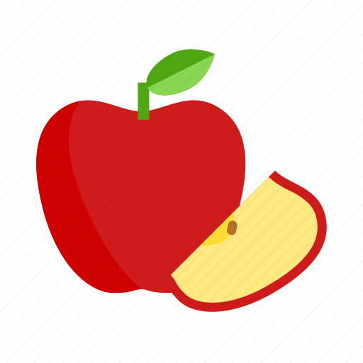 Apple, fruit, slice, food icon - Download on Iconfinder