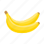 banana, bananas, fruit, troptical, exotic, food 