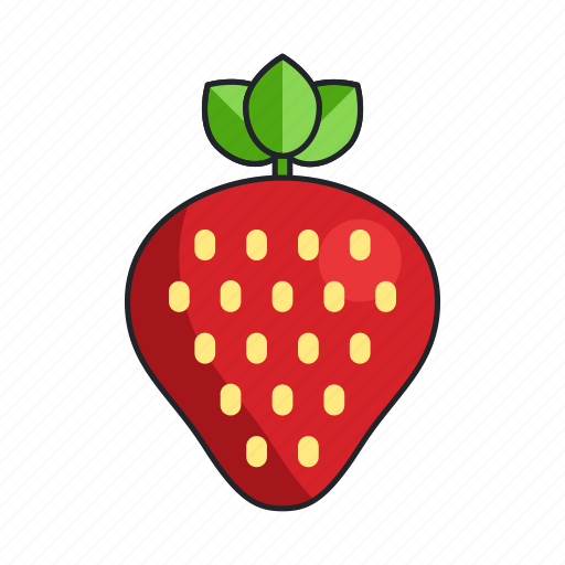 Strawberry, berry, fruit, food icon - Download on Iconfinder