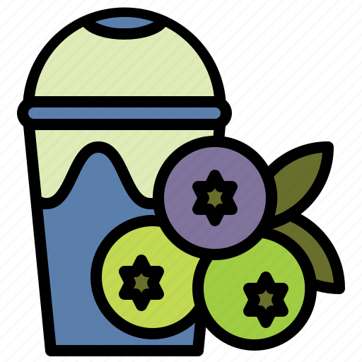 Blueberry, juice, fruit, healthy, drink, water icon - Download on Iconfinder