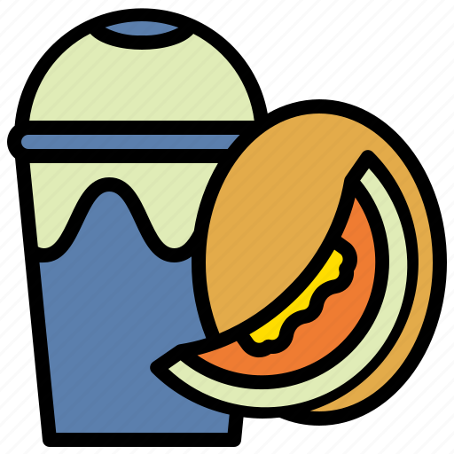 Melon, juice, fruit, healthy, drink, water icon - Download on Iconfinder