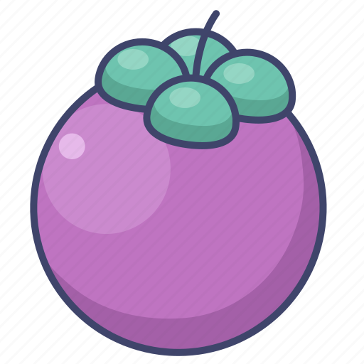 Fruit, fruits, mangosteen icon - Download on Iconfinder