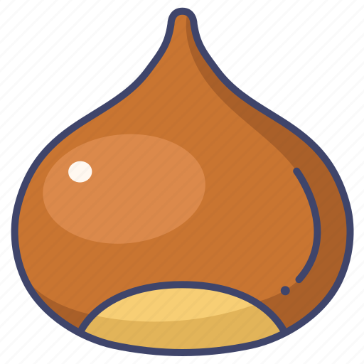 Chestnut, food, nut, oil icon - Download on Iconfinder