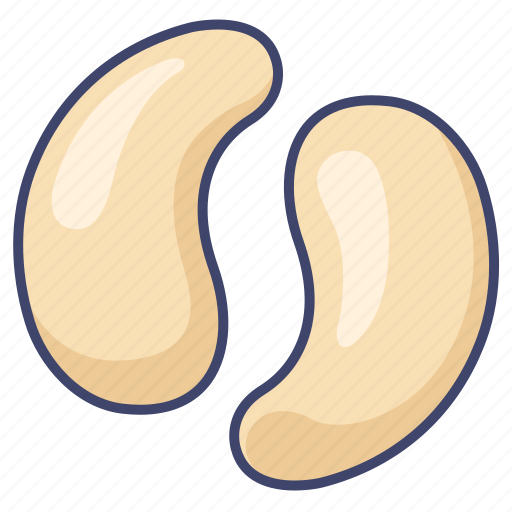 Cashew, food, nut, snack icon - Download on Iconfinder