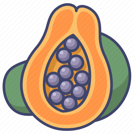 Food, fruit, papaya icon - Download on Iconfinder