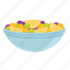 fresh, fruit, salad, bowl 