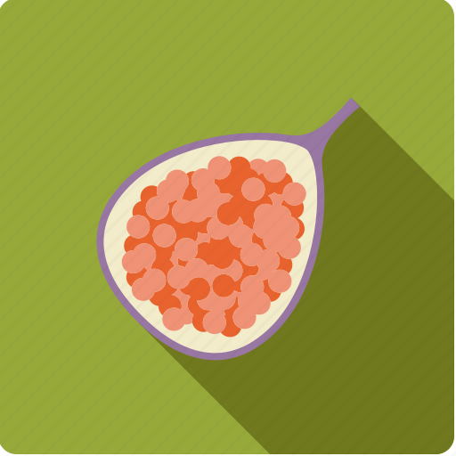 Fig, food, fruit, half icon - Download on Iconfinder