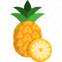 pineapple, fruit, food, healthy