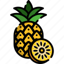 pineapple, fruit, food, healthy, healthy fruit