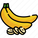 banana, fruit, food, healthy, healthy fruit