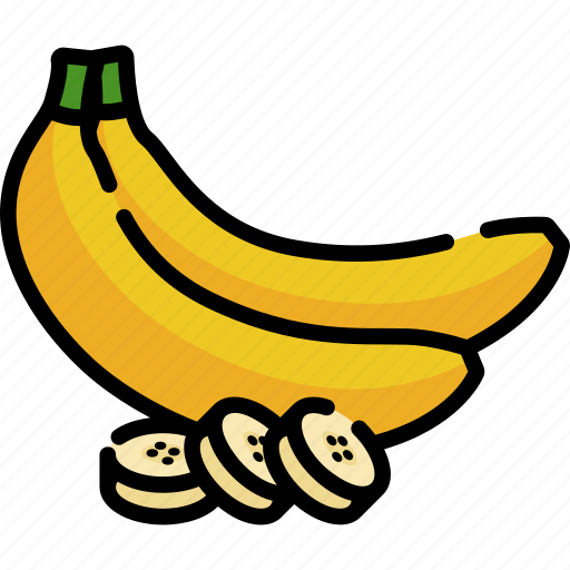 Banana, fruit, food, healthy, healthy fruit icon - Download on Iconfinder