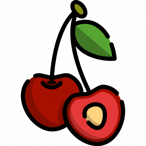 Cherries, fruit, food, healthy, healthy fruit icon - Download on Iconfinder