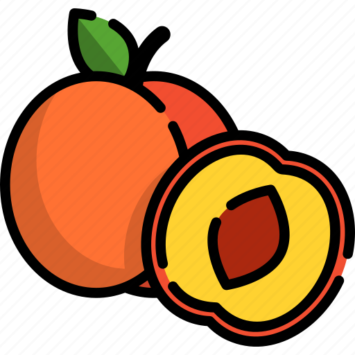Peach, fruit, food, healthy, healthy fruit icon - Download on Iconfinder