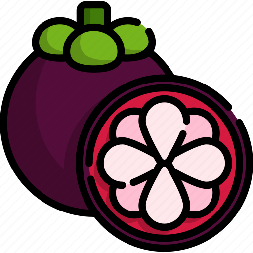 Mangosteen, fruit, food, healthy, healthy fruit icon - Download on Iconfinder