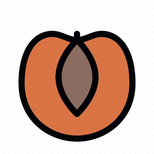 Peach, fruit, food, sweet icon - Download on Iconfinder