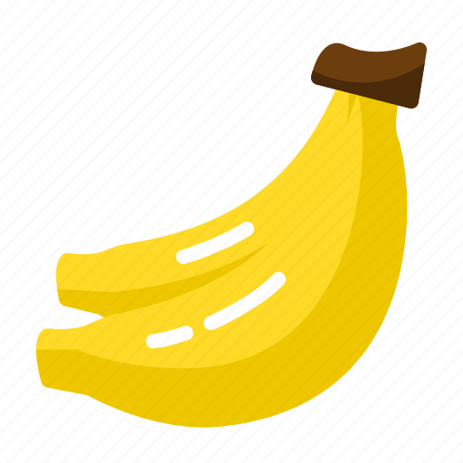 Bananas, organic, vegetarian, sweet, fruit icon - Download on Iconfinder
