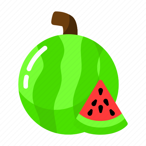 Watermelon, sweet, fruit, fresh, citrullus lanatus icon - Download on Iconfinder